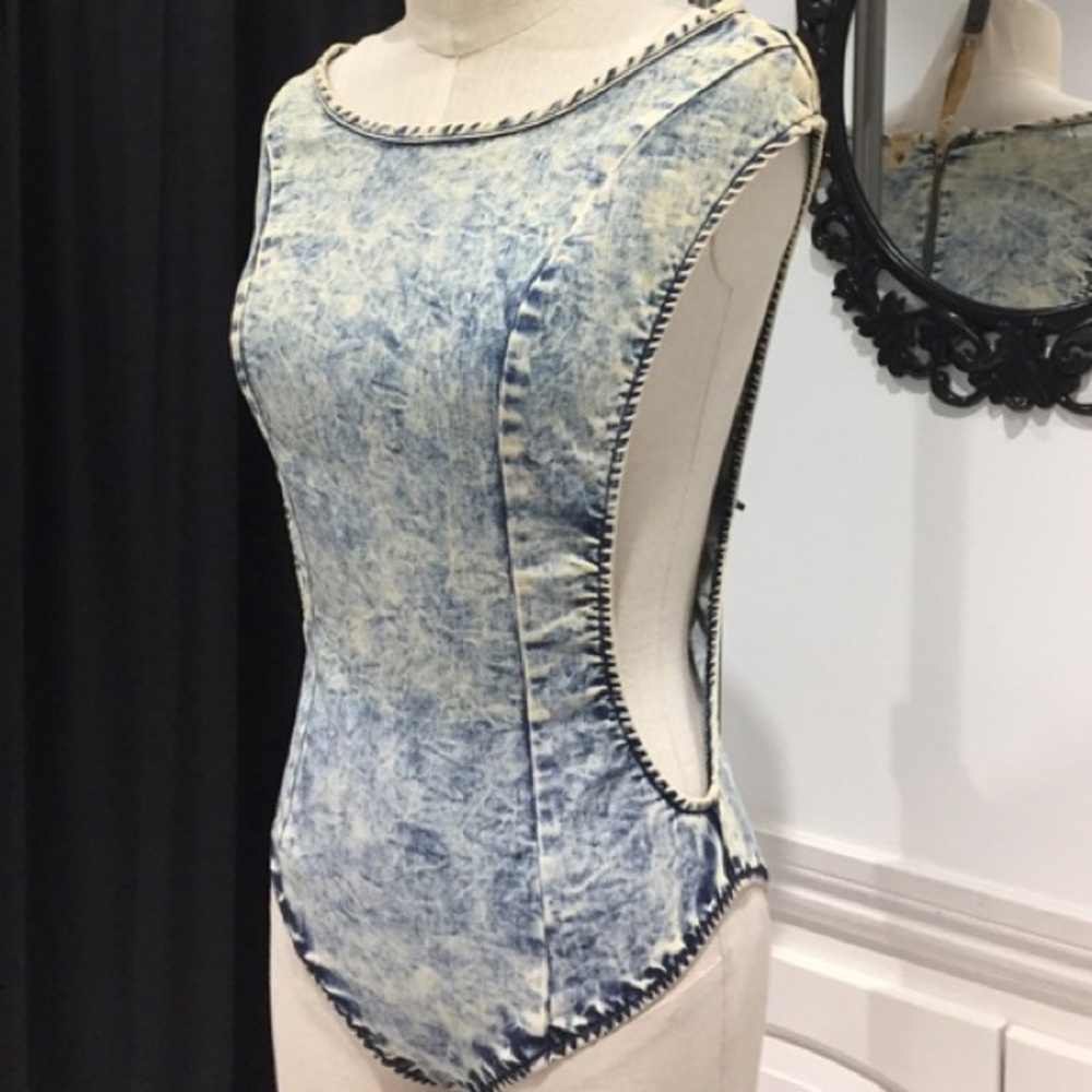 DENIM BODYSUIT
